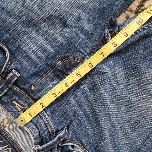 Esprit Women's Regular Bootcut Low Cut Mid Wash Y2K Denim Jeans, Size 4 - Picture 10 of 16